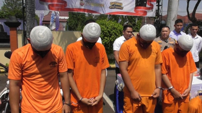 Terlibat Penganiayaan hingga Korban Tewas, Empat Pelajar di Kediri Ditangkap Polisi