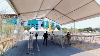 Stadion GBT Sudah Dipasang Pintu Masuk Tiga Lapis Jelang Piala Dunia U-17 2023