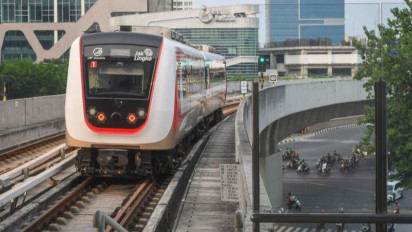 Legislator Usul LRT Jakarta Fase 1 B Hingga Dukuh Atas