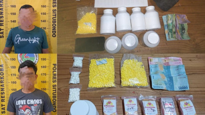 Satresnarkoba Polres Situbondo Tangkap Pengedar Okerbaya, Amankan 2209 Pil Trex