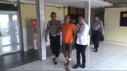 Melawan Saat Ditangkap, Unit Reskrim Polsek Percut Sei Tuan Tembak Pelaku Pembakaran Warga