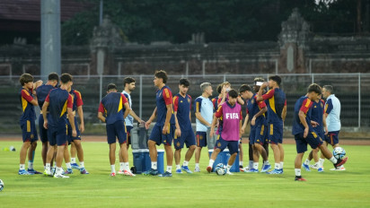 Selesaikan TC di Bali, Spanyol U-17 Gelar Latihan Perdana di Solo