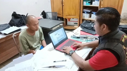 Kabur ke Palembang, Pelaku Penusukan Tetangga di OKU Selatan Sumsel Diringkus Polisi.