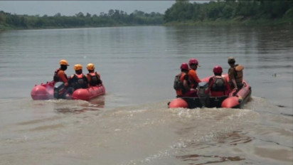 Pencarian Hari Kelima Pelajar SD yang Hilang Tenggelam di Sungai Musi Belum Ditemukan
