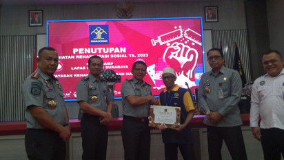 Program Rehabilitasi Sosial, Lapas I Surabaya Tingkatkan Kualitas Hidup 620 Warga Binaan Pecandu Narkoba