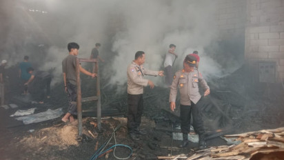 Pabrik Pengolahan Kayu di Purbalingga Terbakar