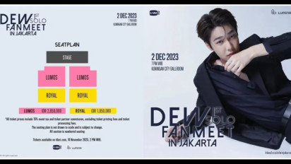 Kembali Sapa Penggemar Indonesia, Dew Jirawat Gelar Fan Meeting Perdananya