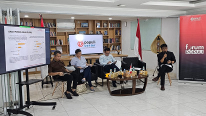 Survei Populi Center: Publik Menilai Pilpres Bakal Berlangsung 1 Putaran