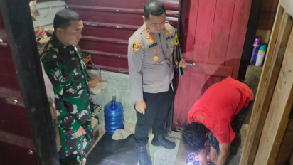Gubuk Mewah di Areal Persawahan di Taput Digerebek, Petugas Temukan Ini