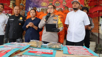 Tangkap 85 Pengedar Narkoba, Polresta Denpasar Sita 2 Kg Ganja, Sabu hingga Ekstasi