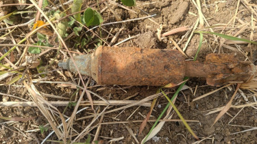 Penemuan Mortir Aktif di Ladang, Gegerkan Warga Kademangan Blitar