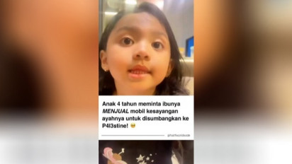 Viral! Bocah 4 Tahun Bujuk Orang Tuanya Jual Mobil Mewah Untuk di Didonasikan ke Palestina, Mobil Laku Terjual Rp400 Juta