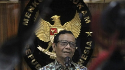 Wamenkumham Eddy Hiariej Tersangka, Mahfud MD: Bukti KPK Tidak Pandang Bulu