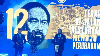 Ramai Perbincangan Publik Terkait Pencalonan Anak di Pilpres 2024, Surya Paloh: Harus Mapan Dulu, Bukan Peraman