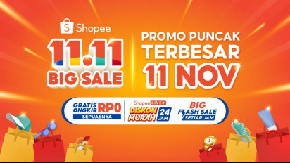 Akhir Pekan bersama Penawaran dan Keseruan Spesial di Puncak Promo Terbesar, Shopee 11.11 Big Sale
