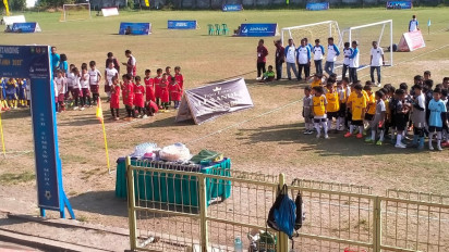Delapan Puluh Tim Se-NTB Ikuti Pertandingan Sepak Bola Usia Dini