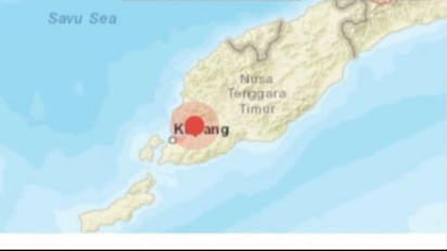 Gempa magnitudo 5,4 Guncang Kupang, Pasien Rumah Sakit Mamami Berhamburan Keluar Sambil Bawa Selang Infus