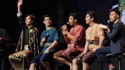 Berperan Sebagai Prince di ManSuang, Tong Thanayut Pakai Jubah Berat untuk Fans Indonesia di Acara The Magical ManSuang