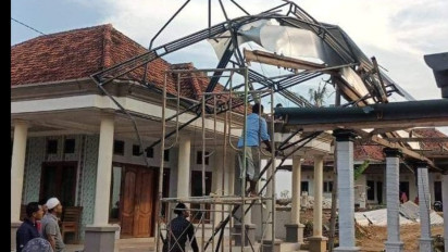 Akibat Hujan Deras Angin Kencang, BPBD Pamekasan Sebut Ada 35 Rumah Warga Rusak Parah