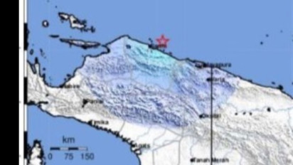 Gempa 5,8 Magnitudo Guncang Wilayah Keerom Papua, Guncungan Terasa Cukup Kuat