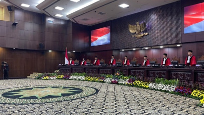 Suhartoyo Resmi Dilantik Jadi Ketua MK Gantikan Anwar Usman