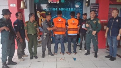 Dua Orang Penambang Emas Ilegal Ditetapkan Sebagai Tersangka dan Ditahan di Rutan Mamuju