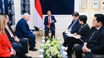 Bahas Perpanjangan Kontrak Tambang  Hingga 20 Tahun, Jokowi  Bertemu Bos  Freeport  McMoRan di Amerika Serikat