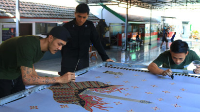 Inilah Batik Bagajo, Kerajinan Warga Binaan Lapas Banyuwangi yang Lolos HAKI