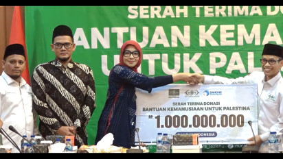 LazisNU dan PBNU Salurkan Bantuan Rp1 Miliar untuk Palestina