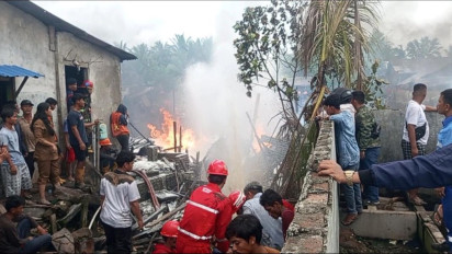 Diduga Pencurian Minyak dari Pipa Pertamina, 10 Rumah Warga di Belawan Ludes Terbakar