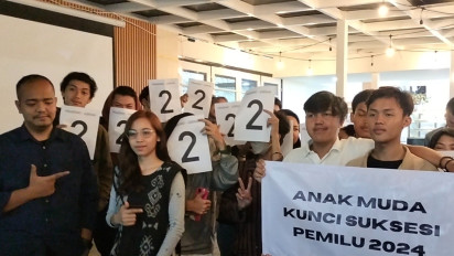 Relawan Gibran Indonesia Moeda dan Moedi Siap Menangkan Capres dan Cawapres Nomor Urut 2 di Kota Bandung