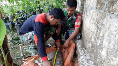 Koramil Tongkuno di Muna Amankan Benda Diduga Bom dari Pengepul Besi Tua