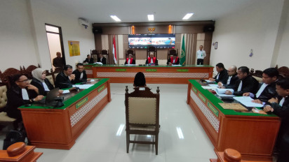 Dikawal Ketat Petugas Keamanan, Panji Gumilang Jalani Sidang Lanjutan di PN Indramayu