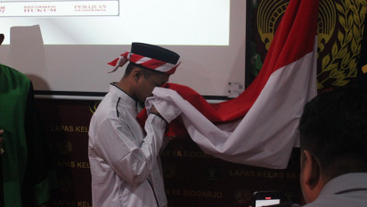 Narapidana Teroris asal Merauke Ikrar Setia Kepada NKRI di Lapas Kelas IIA Sidoarjo