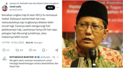 Cholil Nafis Sebut Ongkos Haji di Atas Rp100 Juta Kemahalan