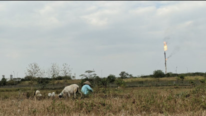 Warga Keluhkan Aktivitas Flare EMCL, Suhu Makin Panas