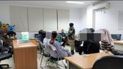 Razia Indekost di Jalan Sigura Lowokwaru Malang, Ditemukan Indikasi Open BO hingga Kumpul Kebo