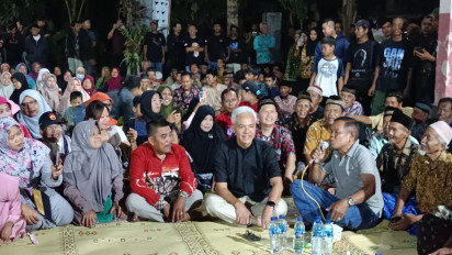 Kedatangan Ganjar Pranowo, Petani di Dusun Jimatan Kulon Progo Keluhkan Harga Pupuk Mahal