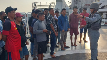 Bakamla RI Gagalkan Penyelundupan TKI Ilegal ke Malaysia