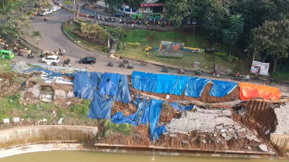 Puluhan Ribu Pelanggan PDAM Kota Bogor Kesulitan Air Bersih, karena Pipa Putus akibat Longsor