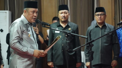 Bupati Konawe Utara Lantik Pimpinan Tinggi Pratama dan Jabatan Administrator 