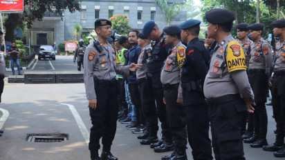 Ciptakan Rasa Aman Polda Metro Jaya Gelar Patroli Skala Besar Jelang Pemilu 2024