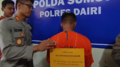 Pelaku Pembakaran Ibu Tiri di Dairi Diringkus Polisi di Provinsi Jambi