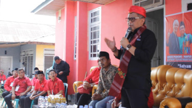 Sekjen PDIP Resmikan Posko Gotong Royong Pemilu Jurdil di Sulawesi Tengah
