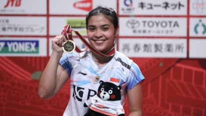 Juara Japan Masters 2023, Gregoria Mariska Terharu sampai Speechless