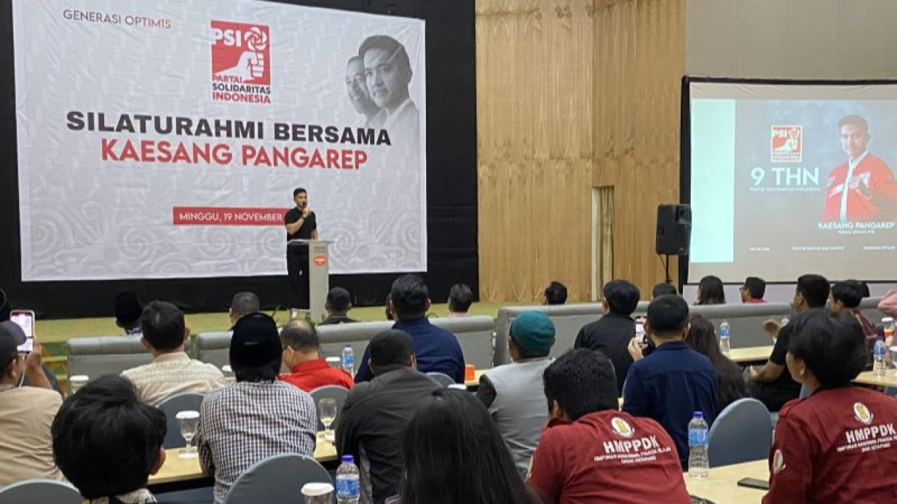 Tugaskan Kader PSI Lolos Senayan Dorong RUU Perampasan Aset, Kaesang: Supaya Koruptor Kapok
            - galeri foto
