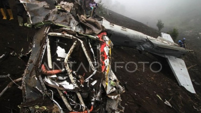 Terkendala Cuaca Buruk Badan Pesawat Super Tucano Belum Berhasil Dievakuasi
