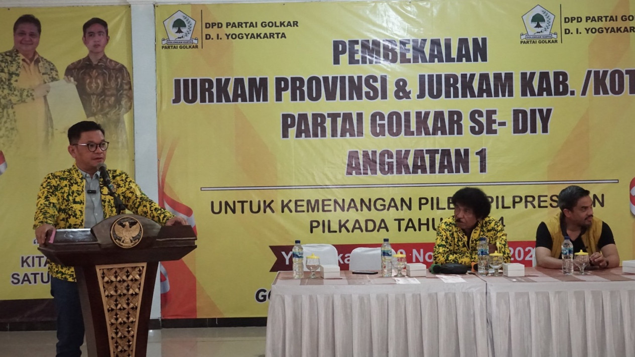 DPD Golkar DIY Gelar Pembekalan Juru Kampanye Pemilu 2024
            - galeri foto