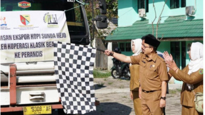 19,5 Ton Kopi Arabika dan Robusta Asal Kabupaten Bandung di Ekspor ke Perancis