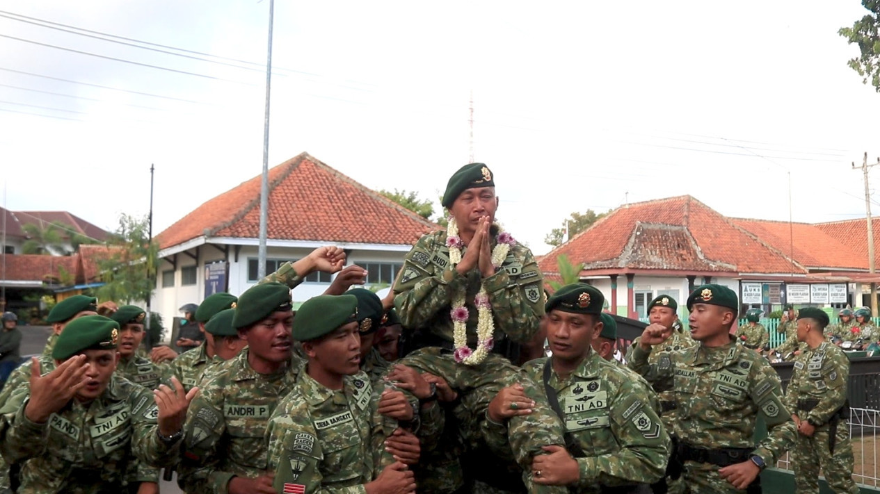 Pisah Sambut Mayor Syahrul Ramadhan Jabat Danyon 412 Purworejo Gantikan Letkol Budi Sanjaya Galih
            - galeri foto